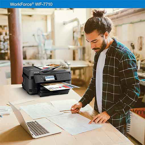 Epson Workforce Wf 7710 Wireless Wide Format Color Inkjet Printer With Copy Scan Fax Wi Fi 9960