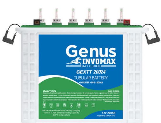 Picture of GENUS 200AH/12V INVOMAX TUBULAR Batteries