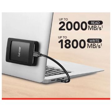 Picture of Lexar SL500 High Performance Portable SSD 1TB with Magnetic Set Mag Attach
