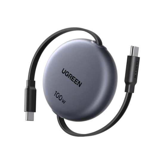 صورة كابل UGREEN Nexode القابل للسحب USB-C بقوة 100 واط